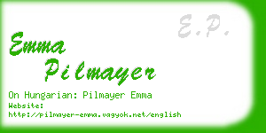 emma pilmayer business card